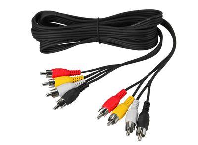 Шнур 4х4 RCA 3м Rexant 17-0304 фото 2 Шнур 4х4 RCA 3м Rexant 17-0304 фото 2