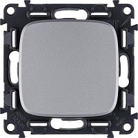 Механизм выключателя 1-кл. СП Valena Allure 10А IP20 250В 10AX с лиц. панелью безвинт. зажимы алюм. Leg 752901